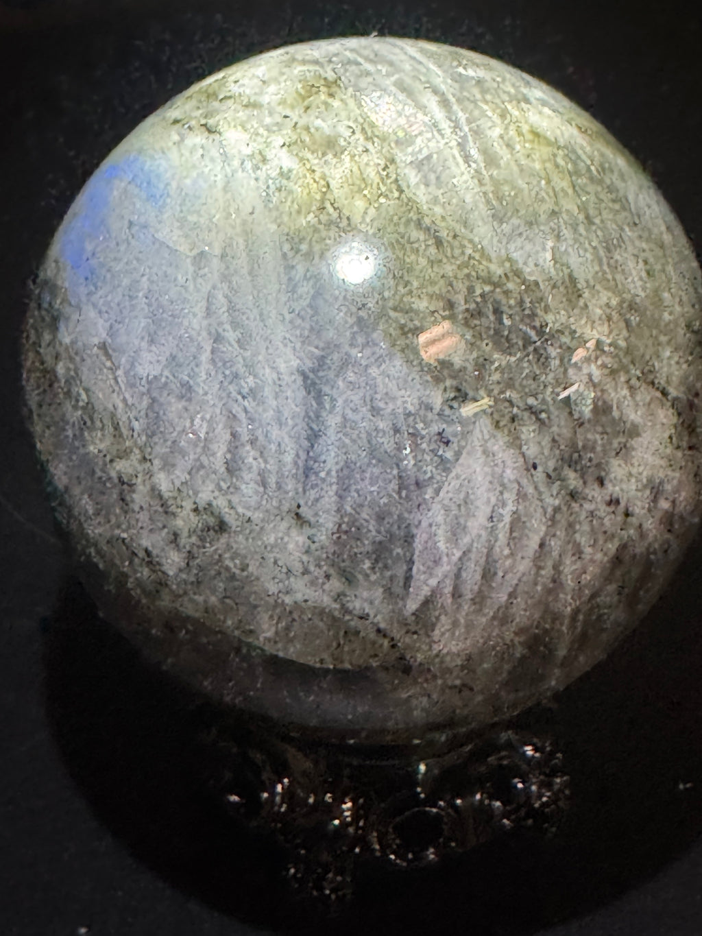 Flashy Labradorite Sphere