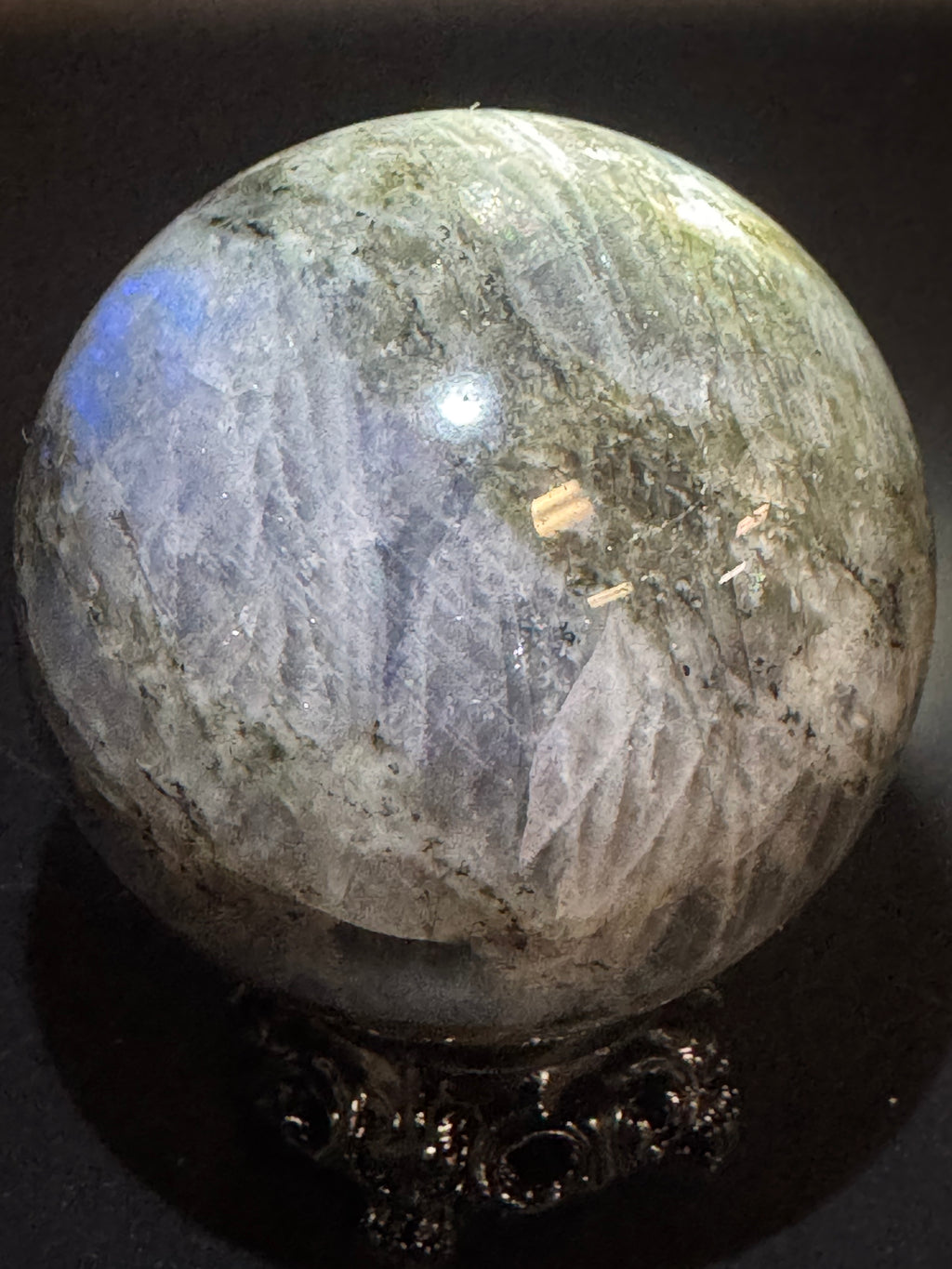 Flashy Labradorite Sphere