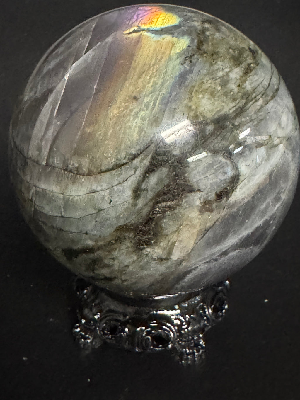 Flashy Labradorite Sphere