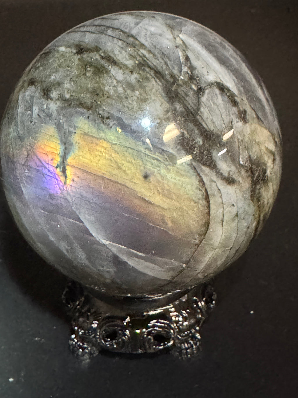 Flashy Labradorite Sphere