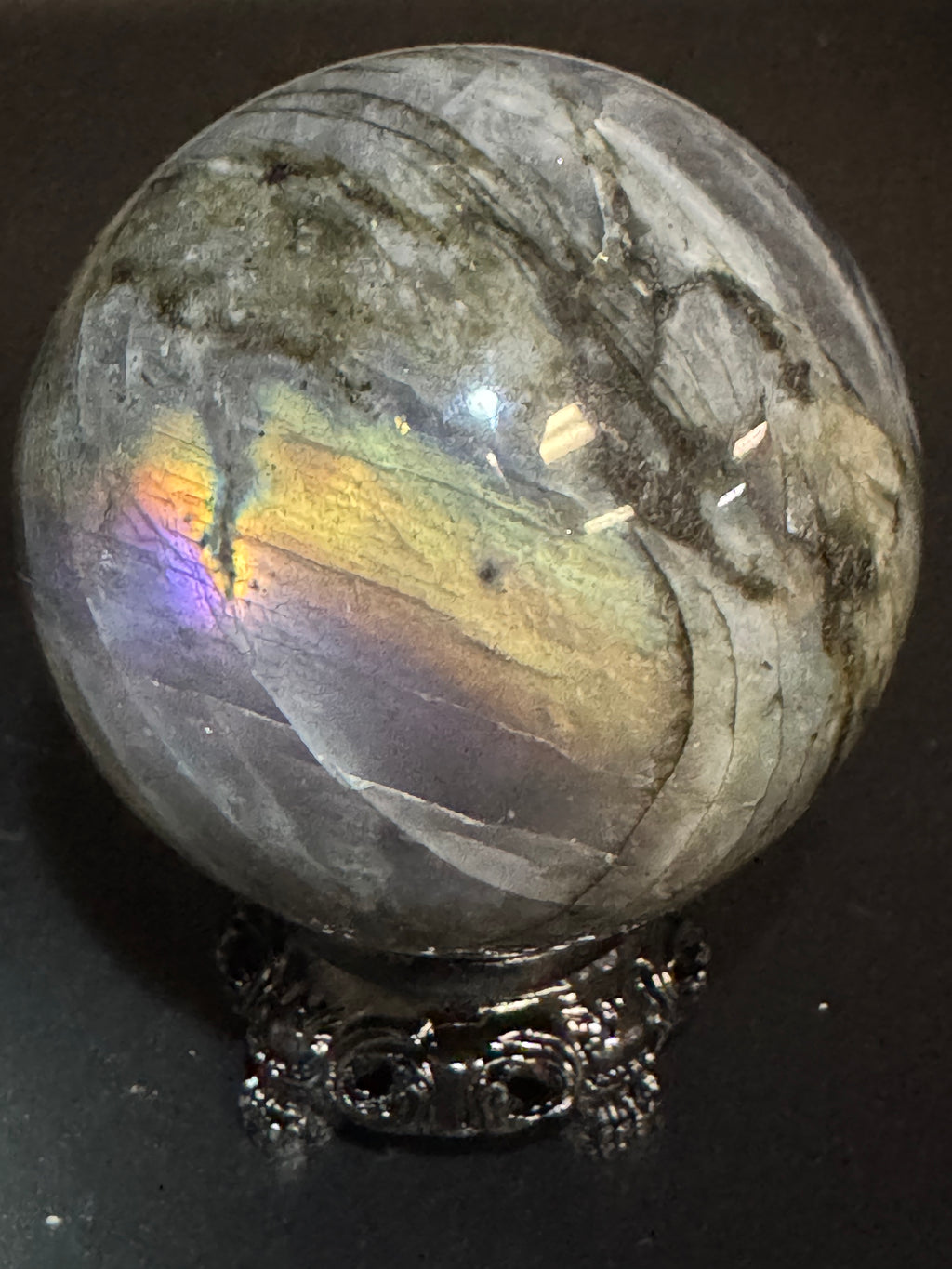Flashy Labradorite Sphere