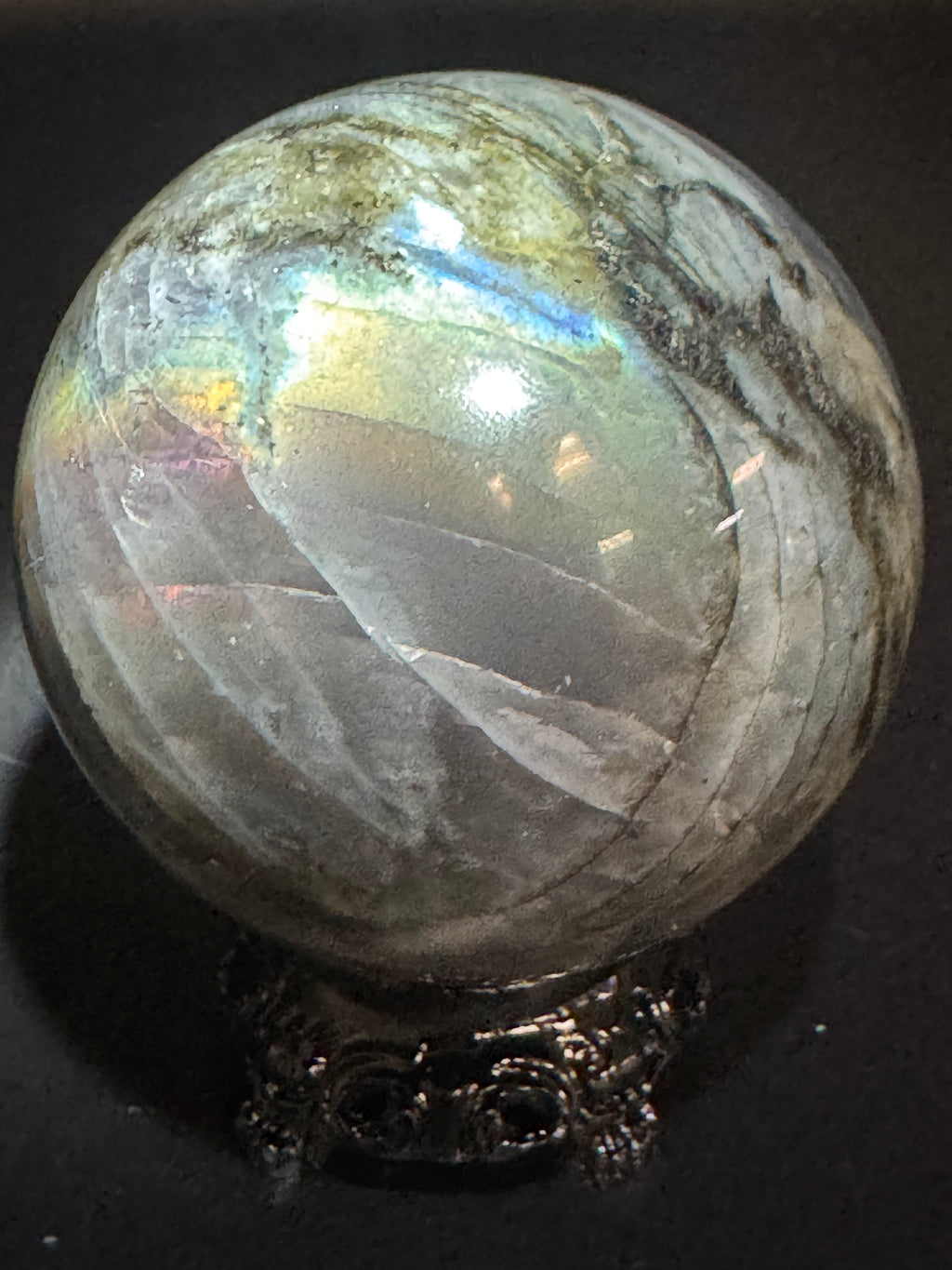 Flashy Labradorite Sphere