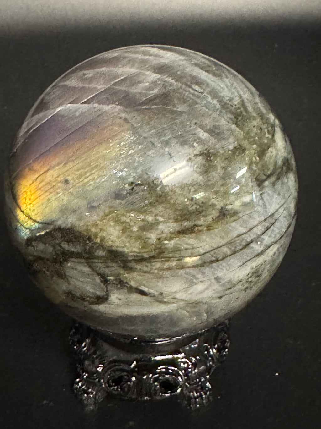 Flashy Labradorite Sphere