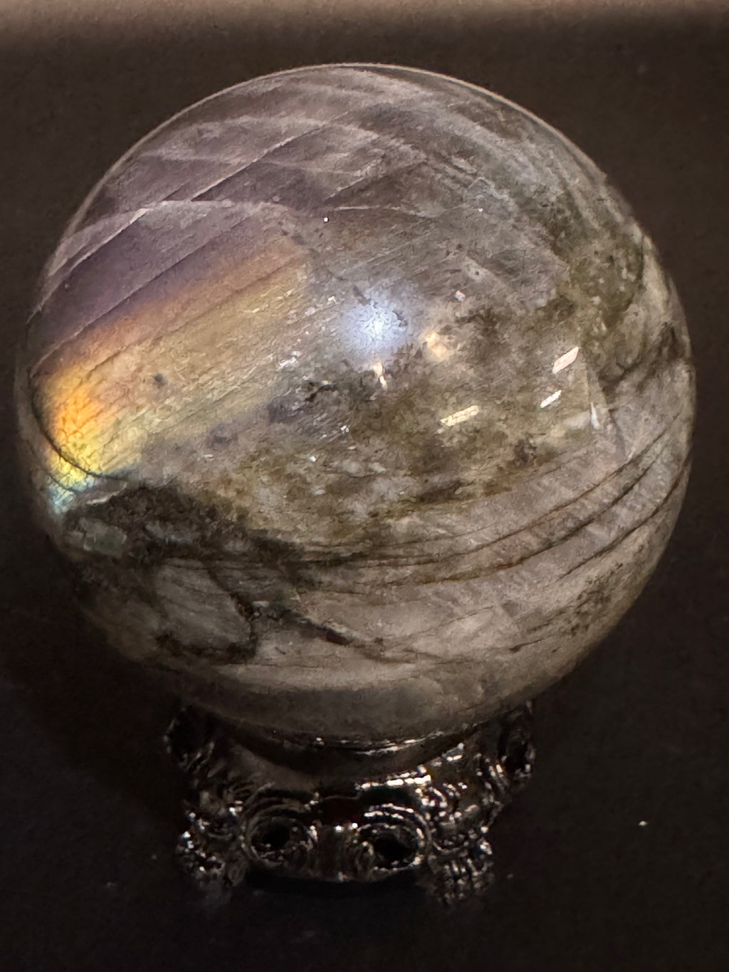 Flashy Labradorite Sphere