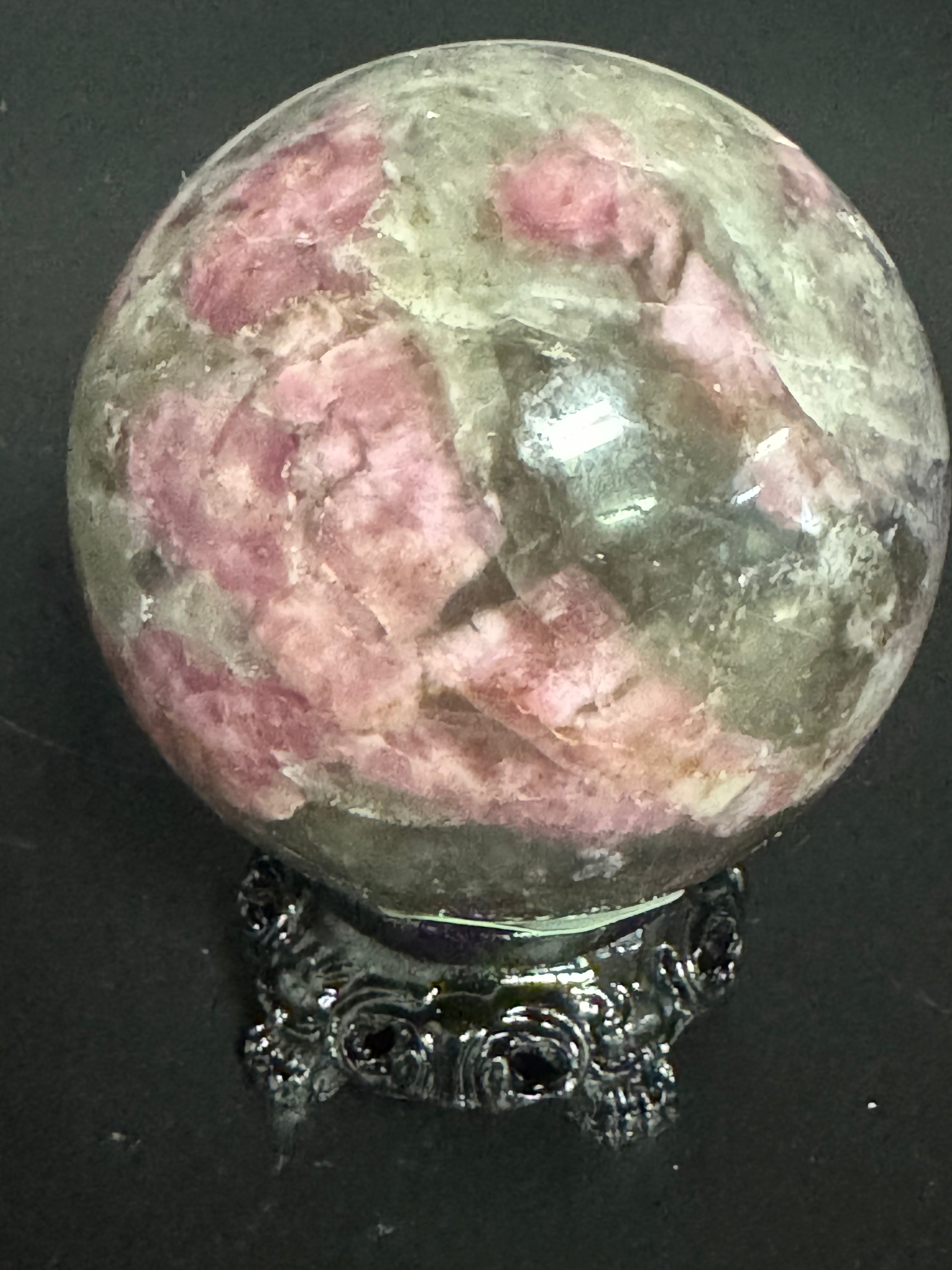 Pink Tourmaline Sphere