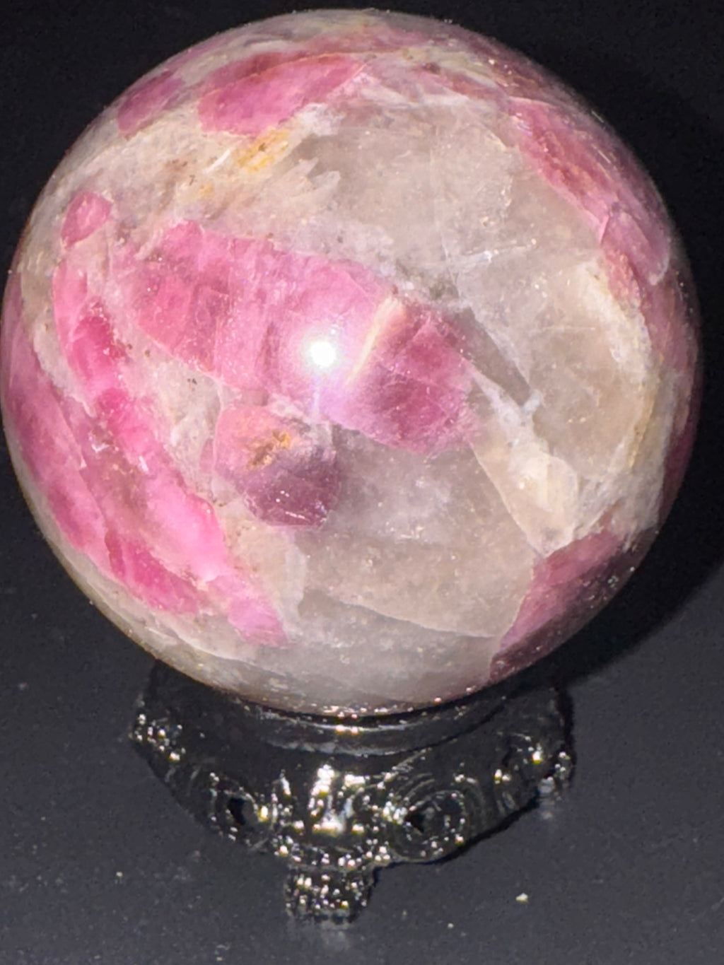 Pink Tourmaline Sphere