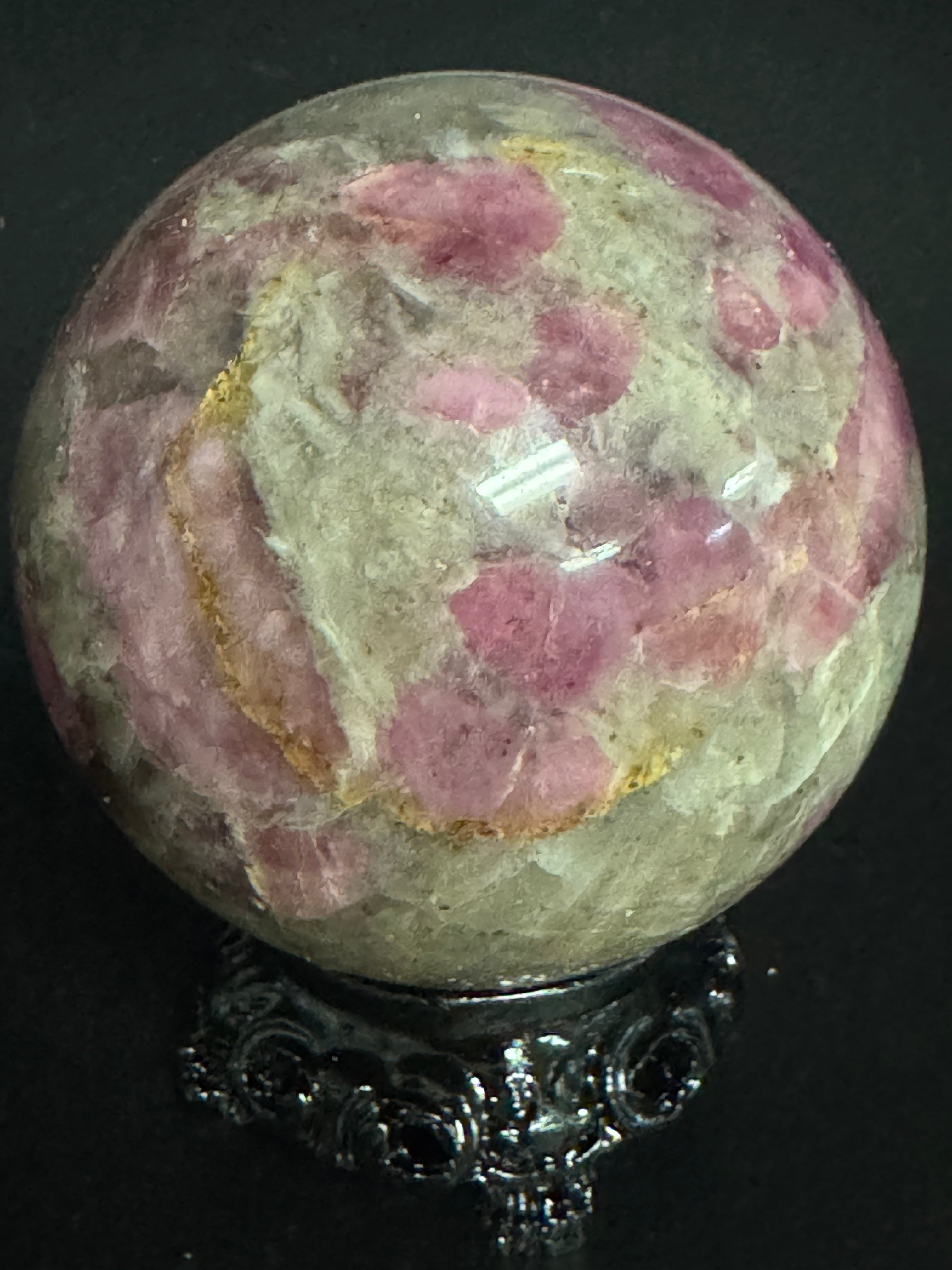Pink Tourmaline Sphere