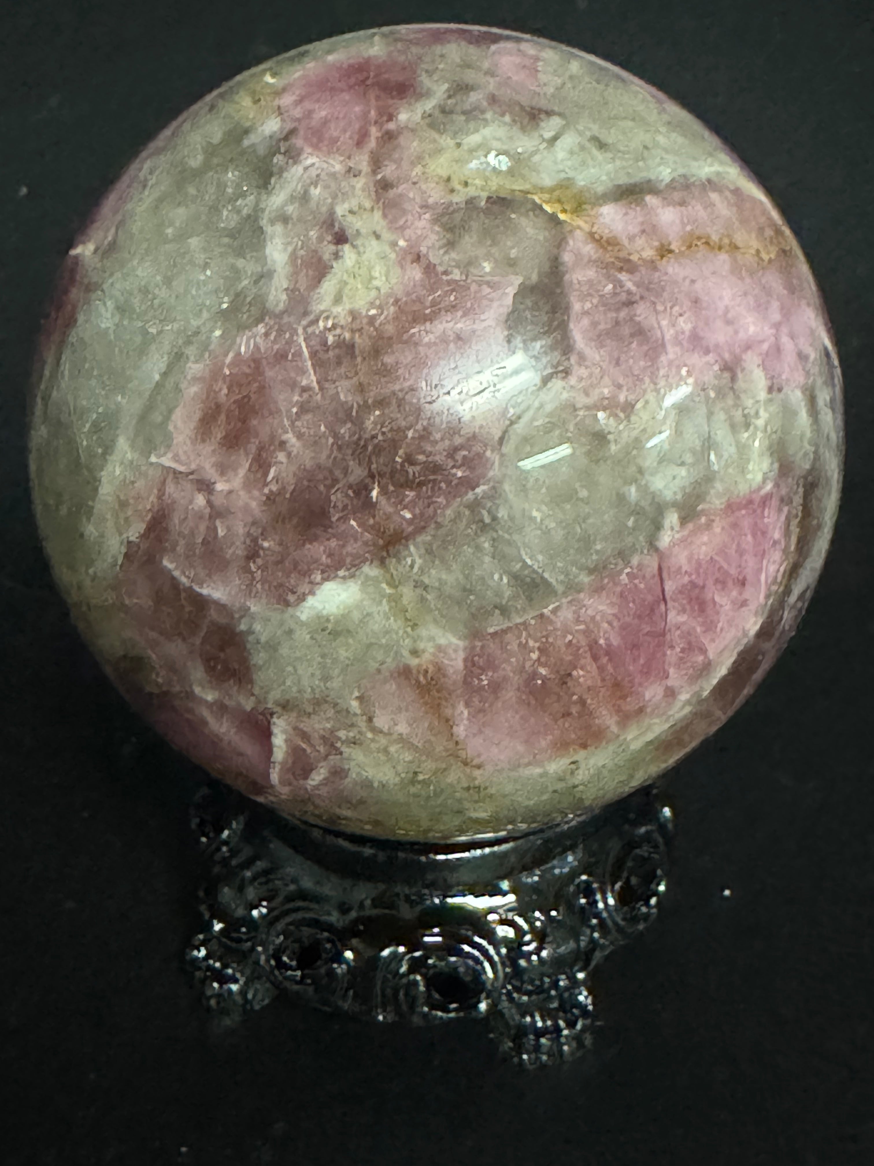 Pink Tourmaline Sphere