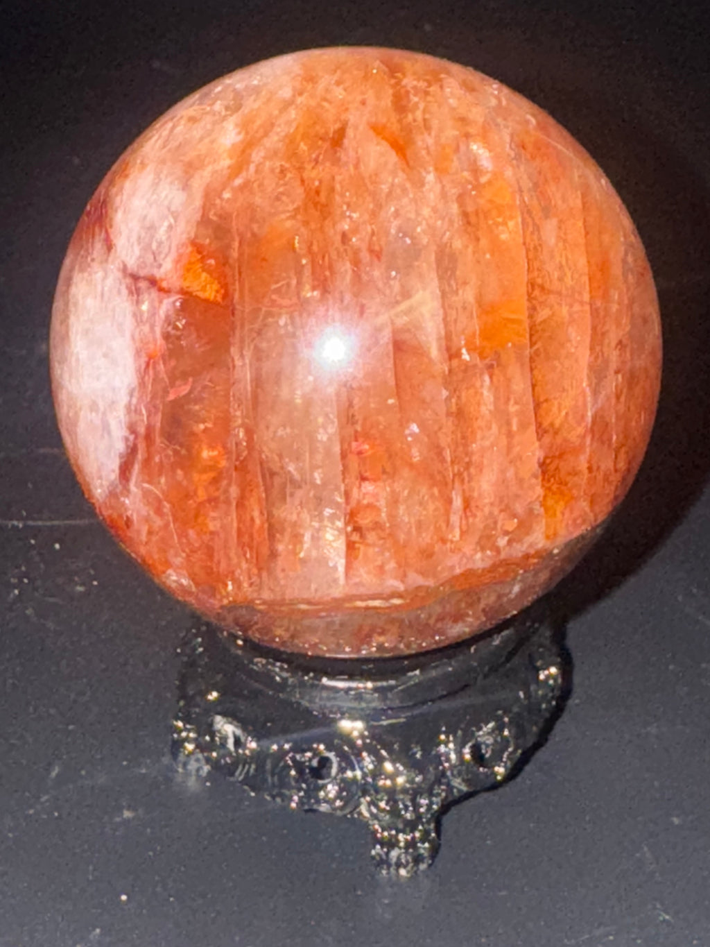 Fire Quartz Sphere