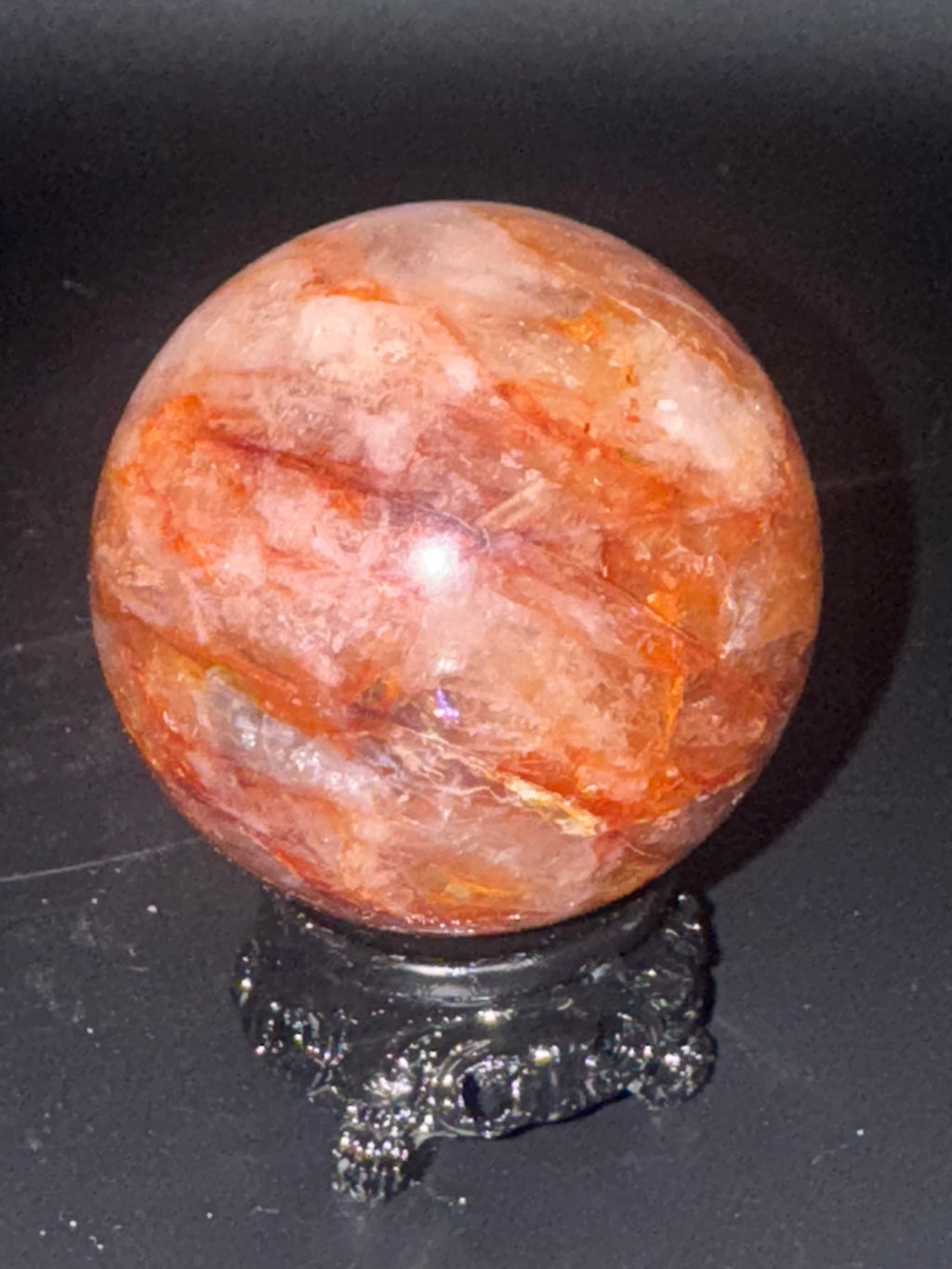 Fire Quartz Sphere