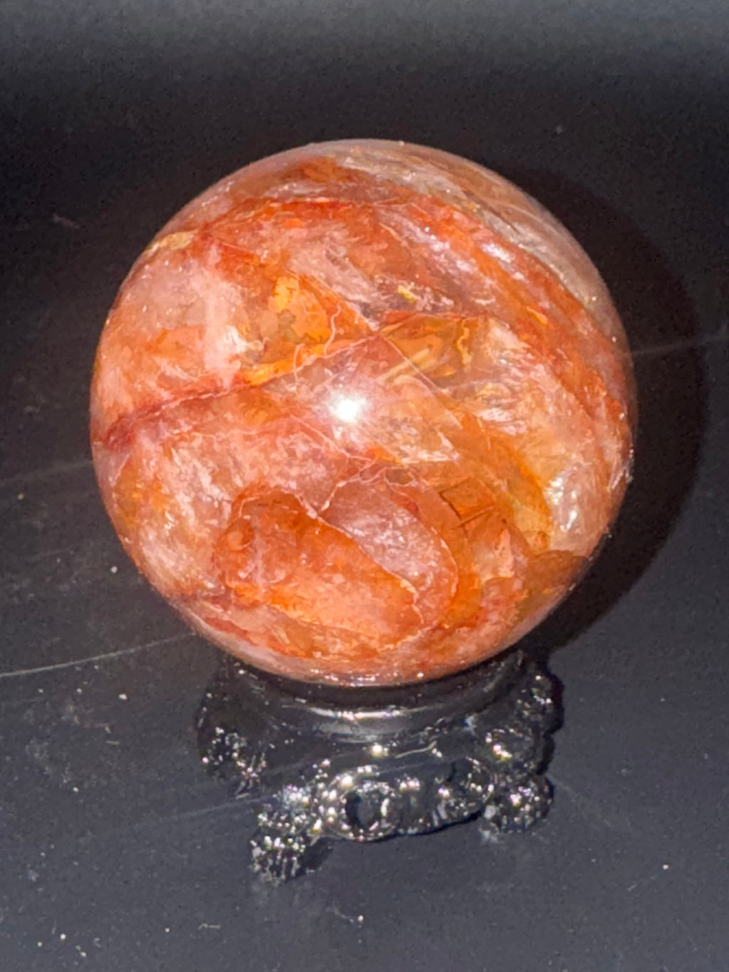 Fire Quartz Sphere