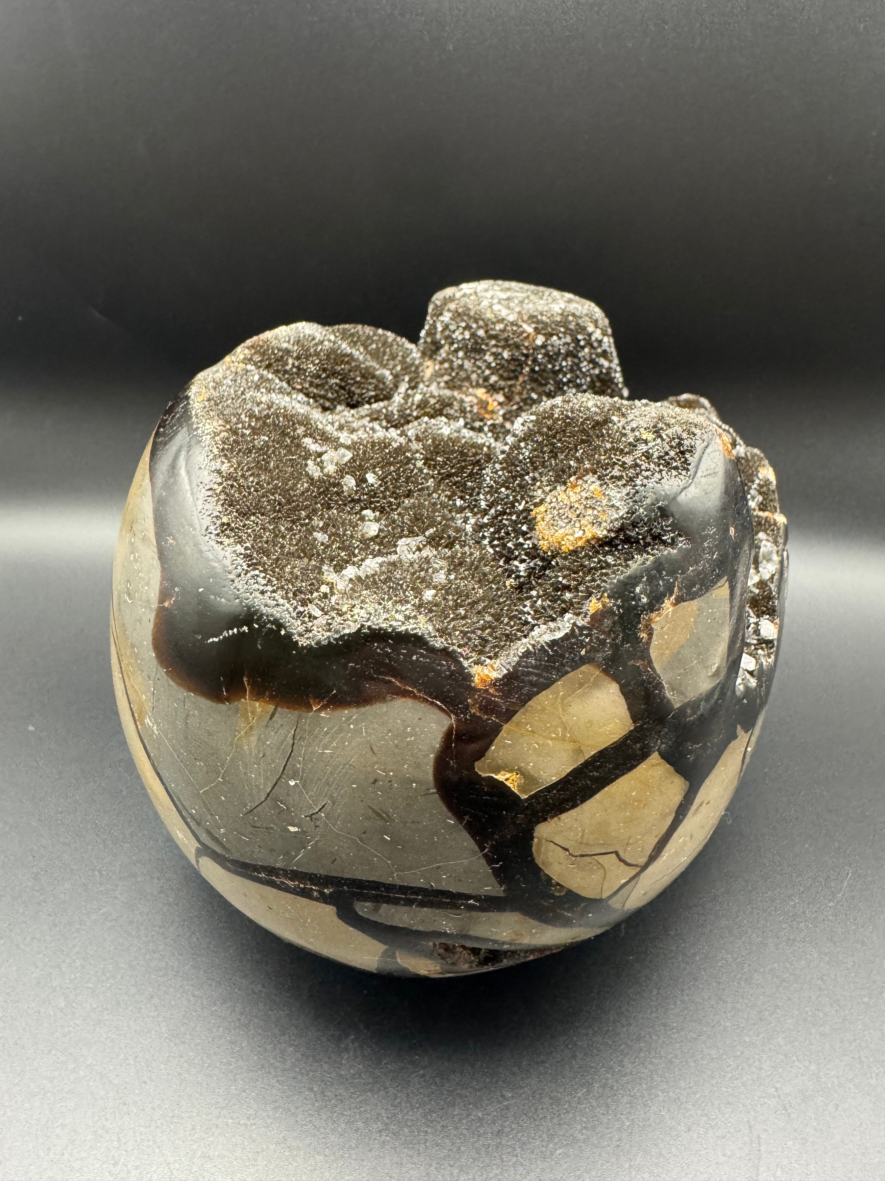 Septarian Dragon Egg Geode