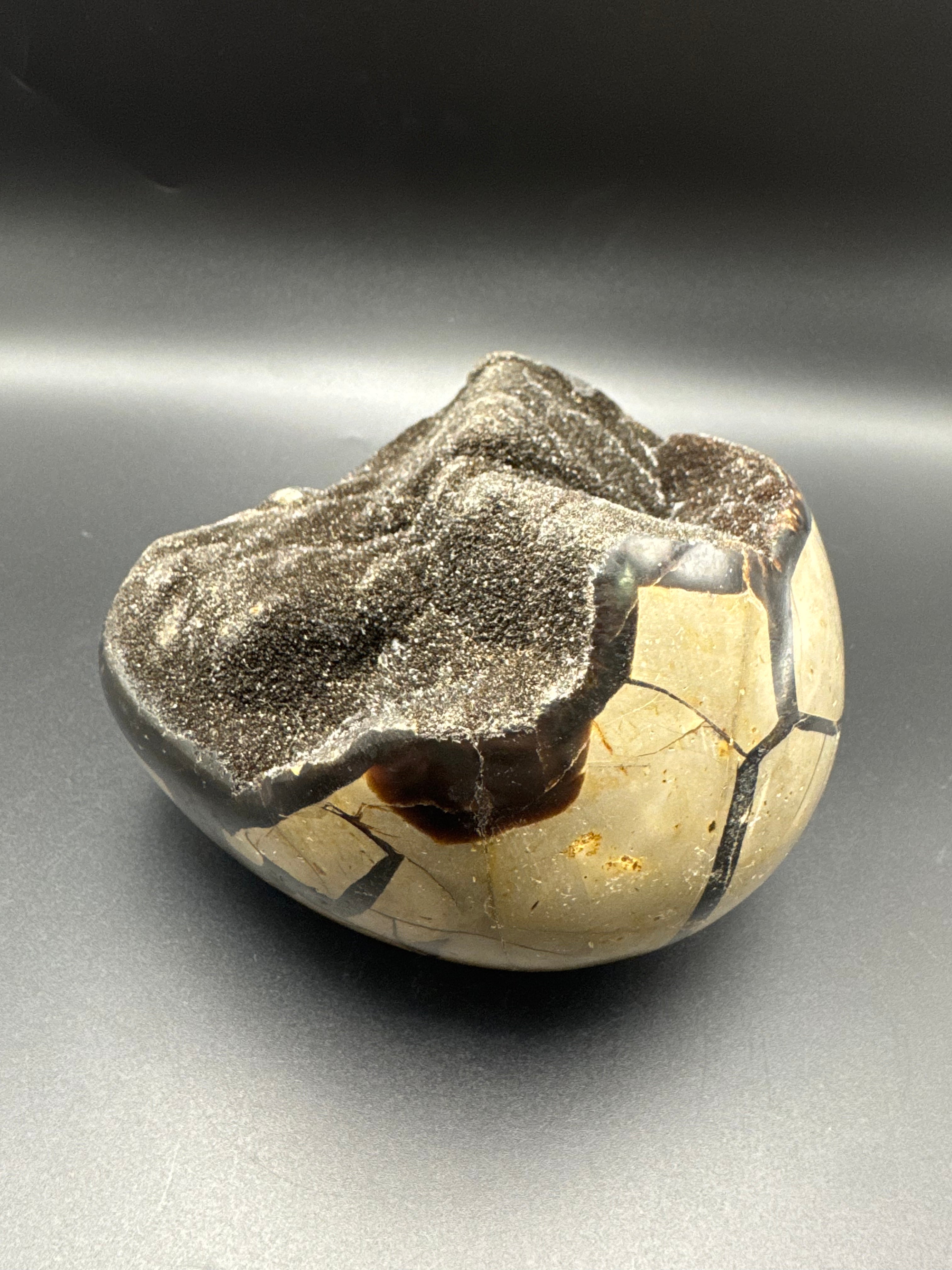 Septarian Dragon Egg Geode