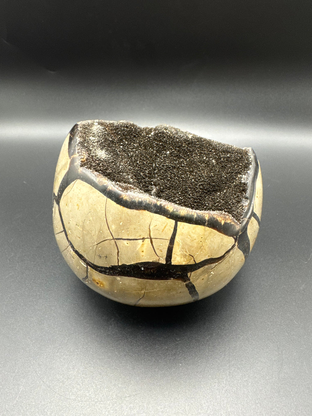 Septarian Dragon Egg Geode
