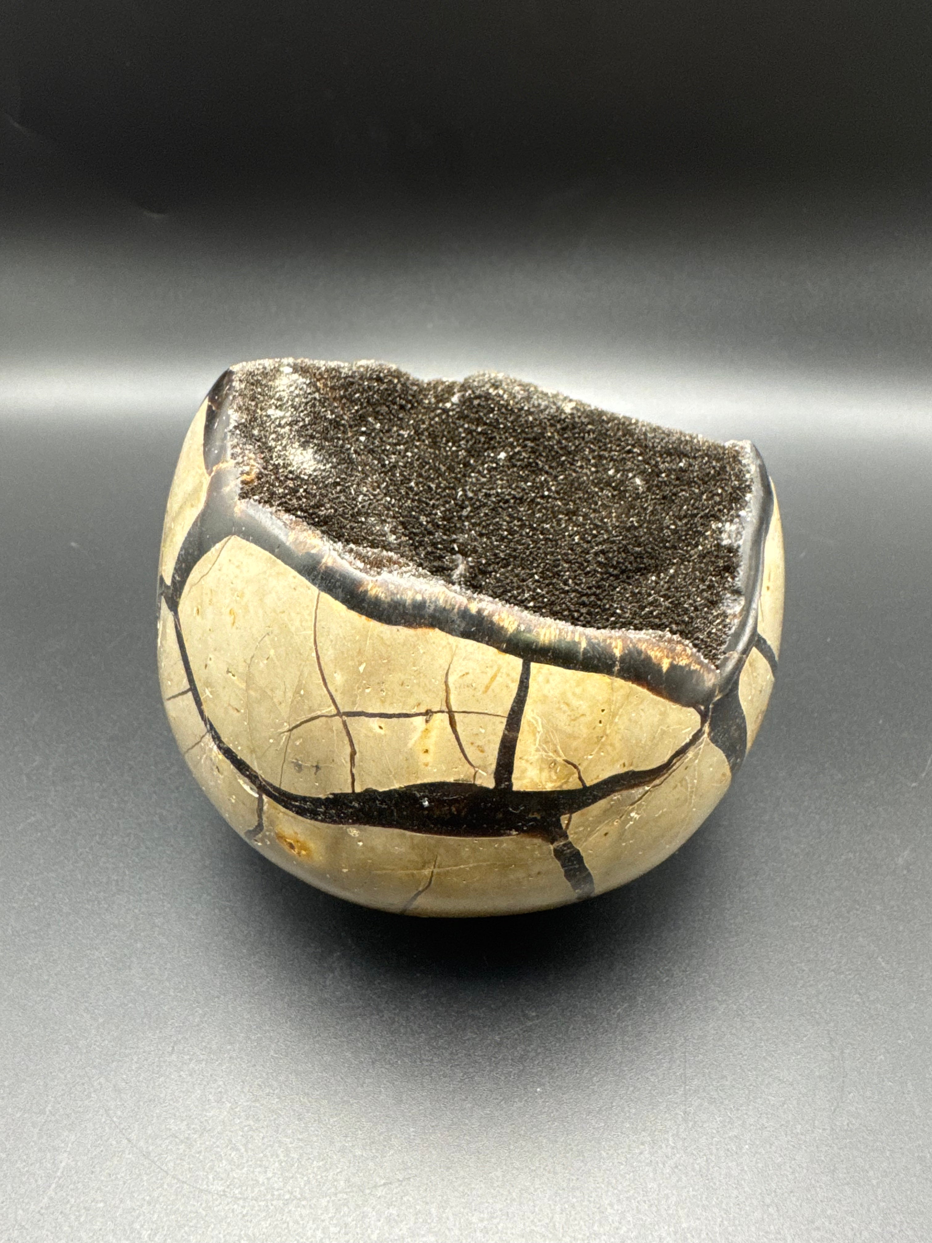 Septarian Dragon Egg Geode