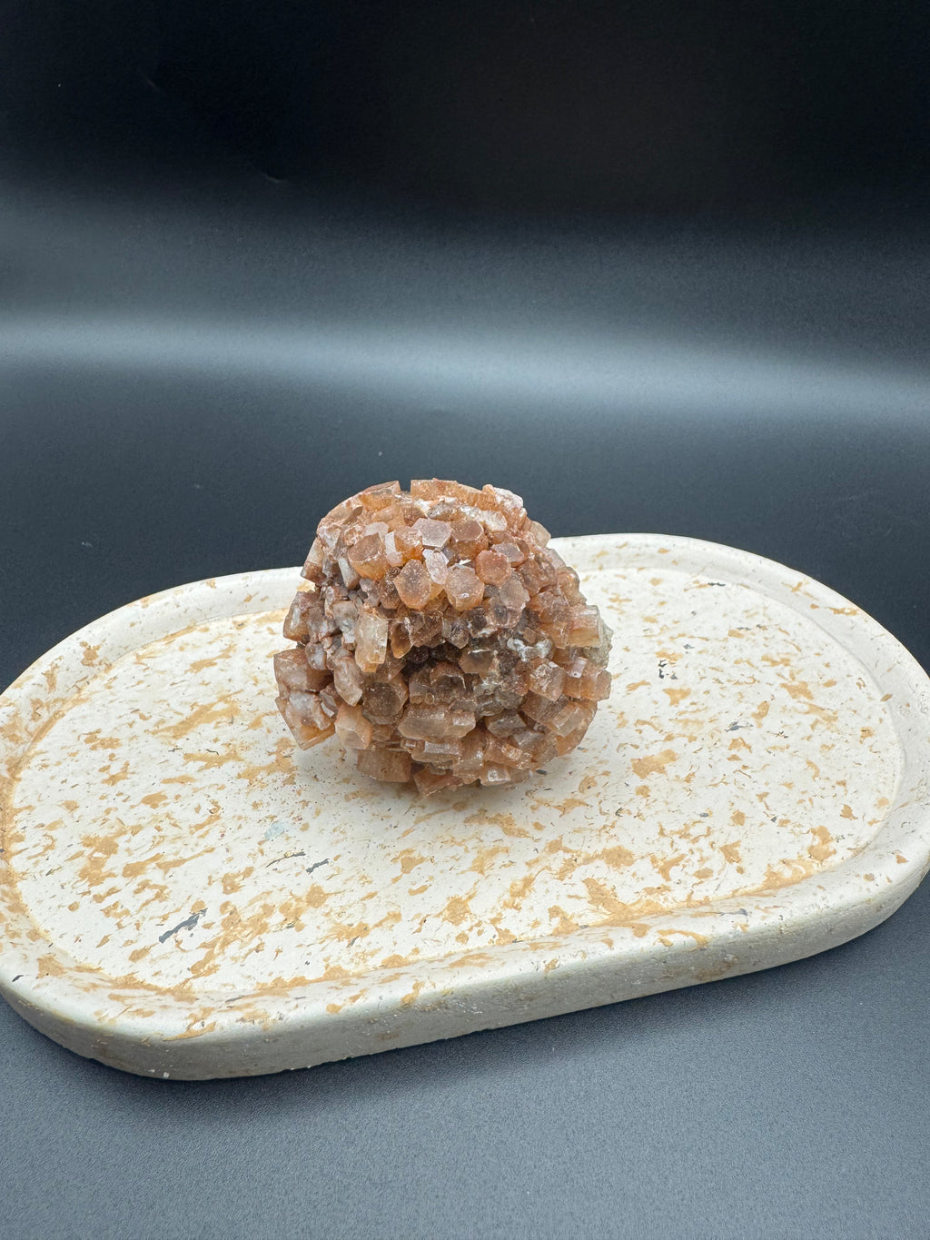 Raw Natural Aragonite Cluster