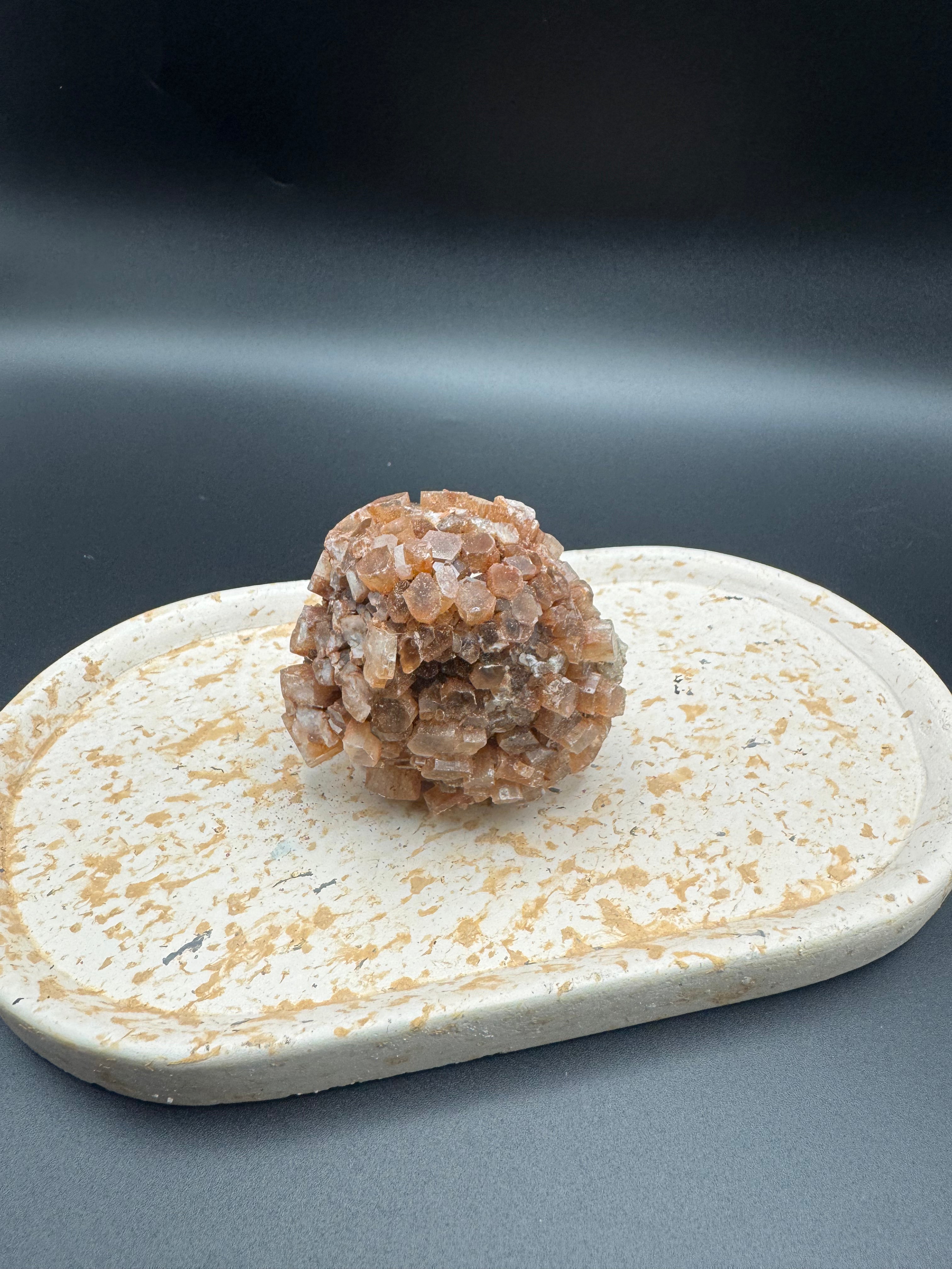 Raw Natural Aragonite Cluster