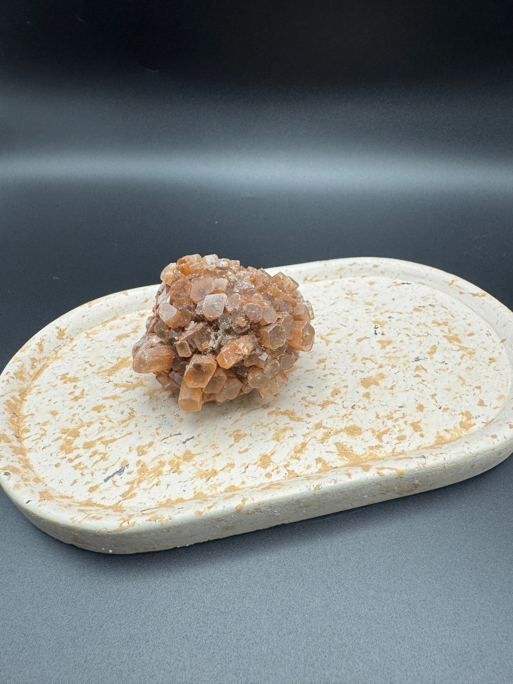 Raw Natural Aragonite Cluster