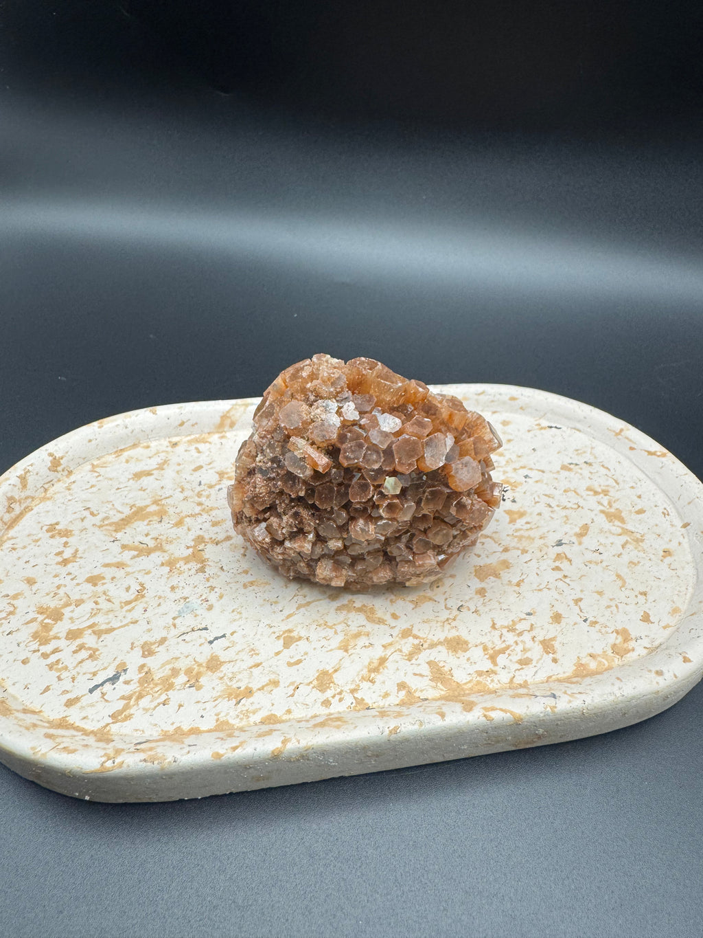 Raw Natural Aragonite Cluster