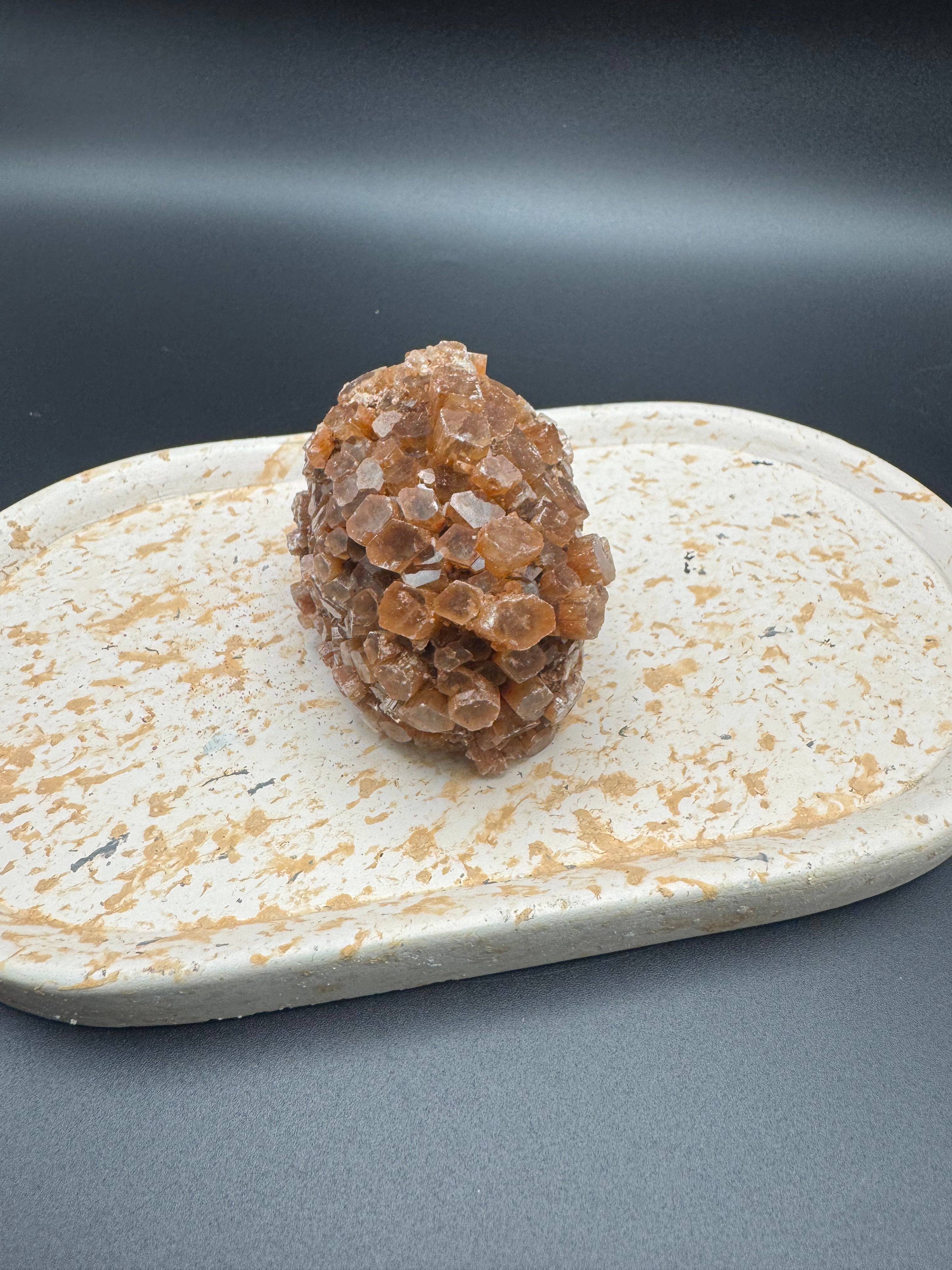 Raw Natural Aragonite Cluster