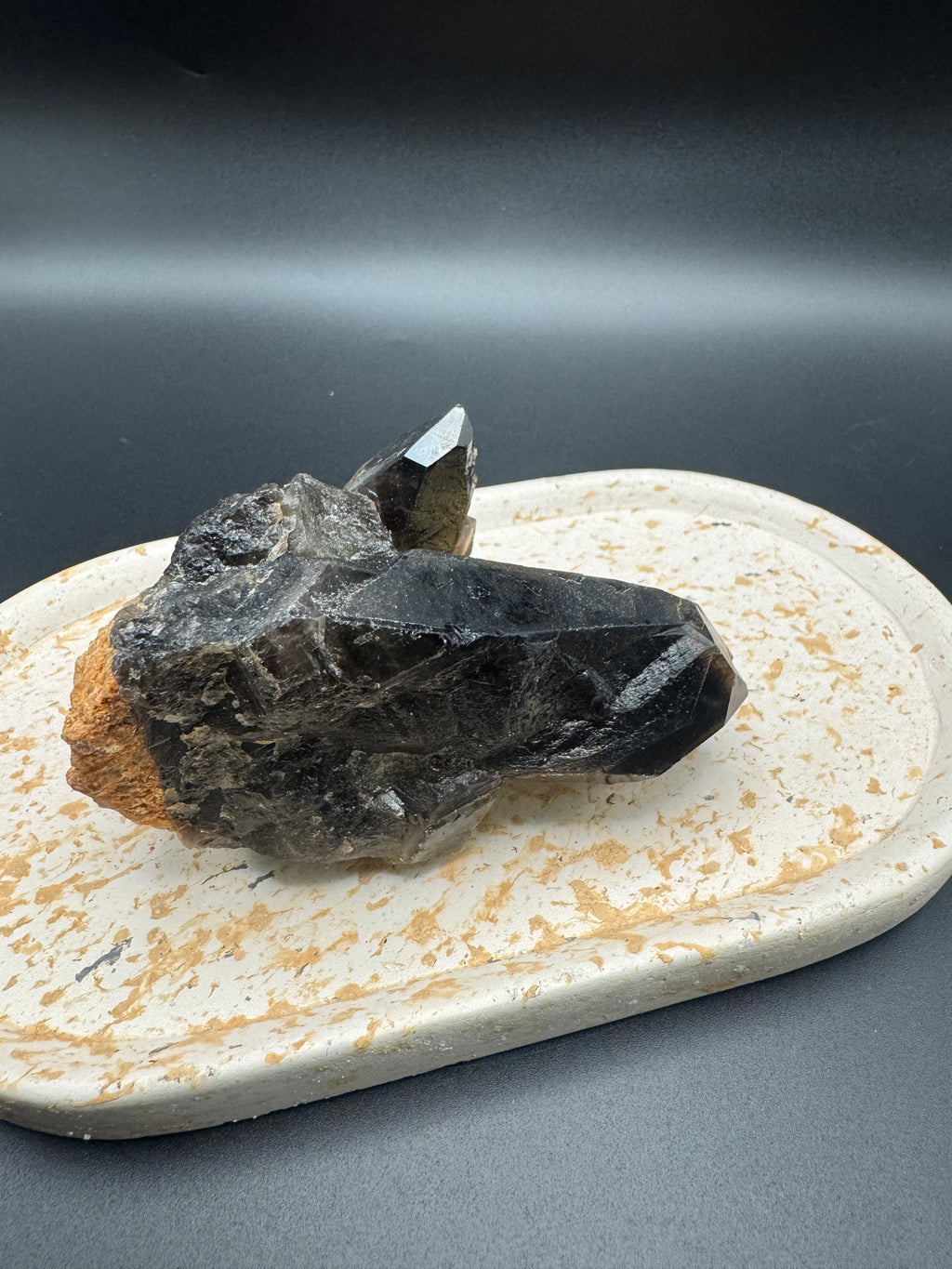 Raw Natural Smokey Quartz Cluster