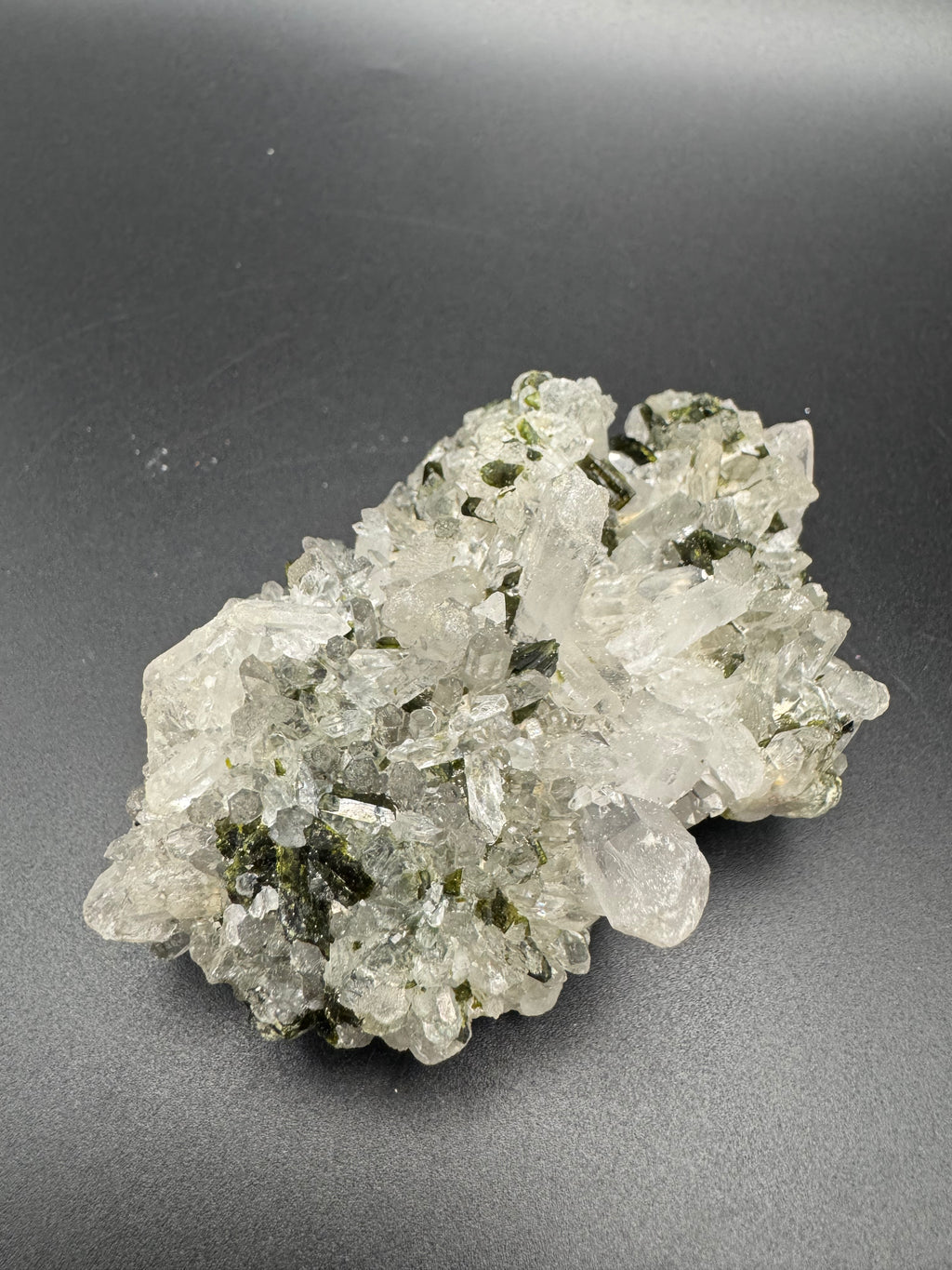 Raw Epidote & Quartz Specimen