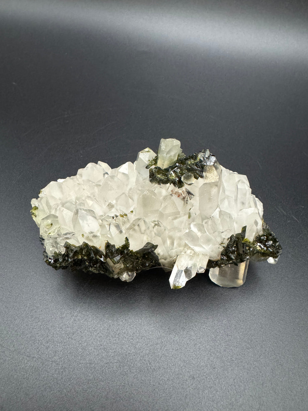 Raw Epidote & Quartz Specimen