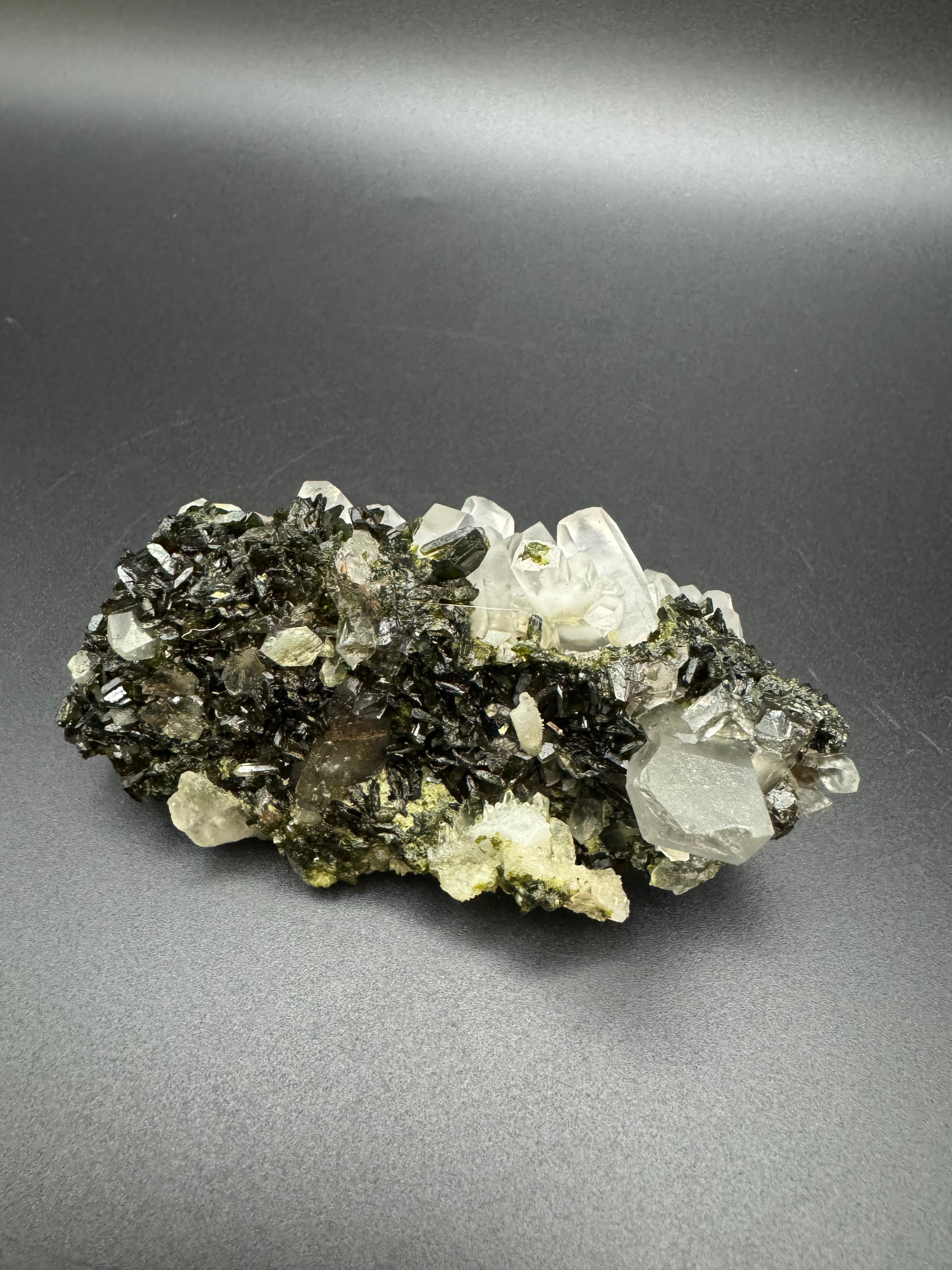 Raw Epidote & Quartz Specimen