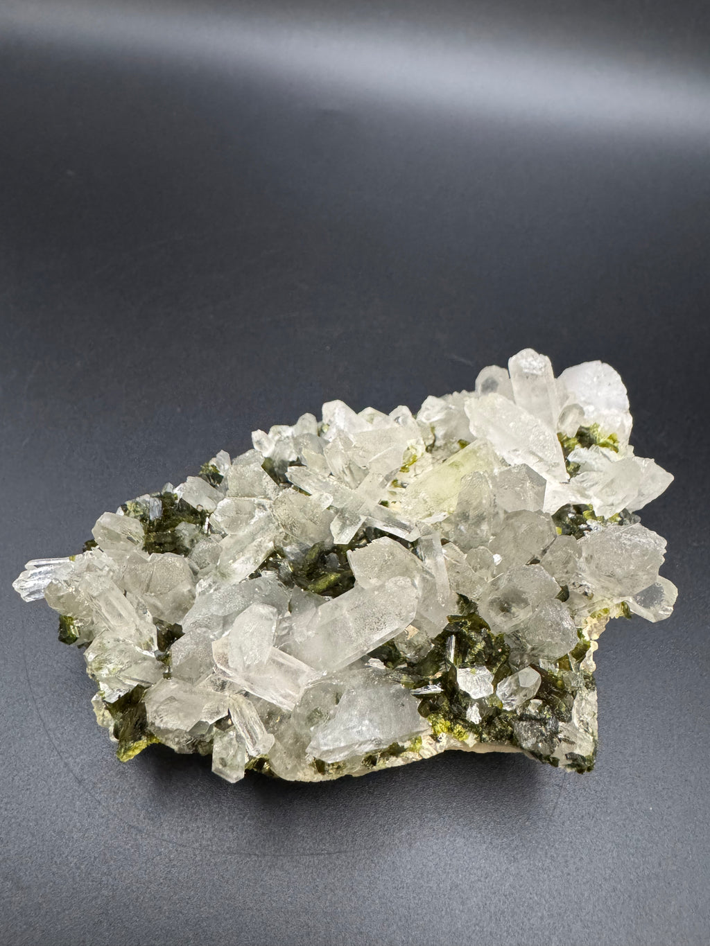 Raw Epidote & Quartz Specimen