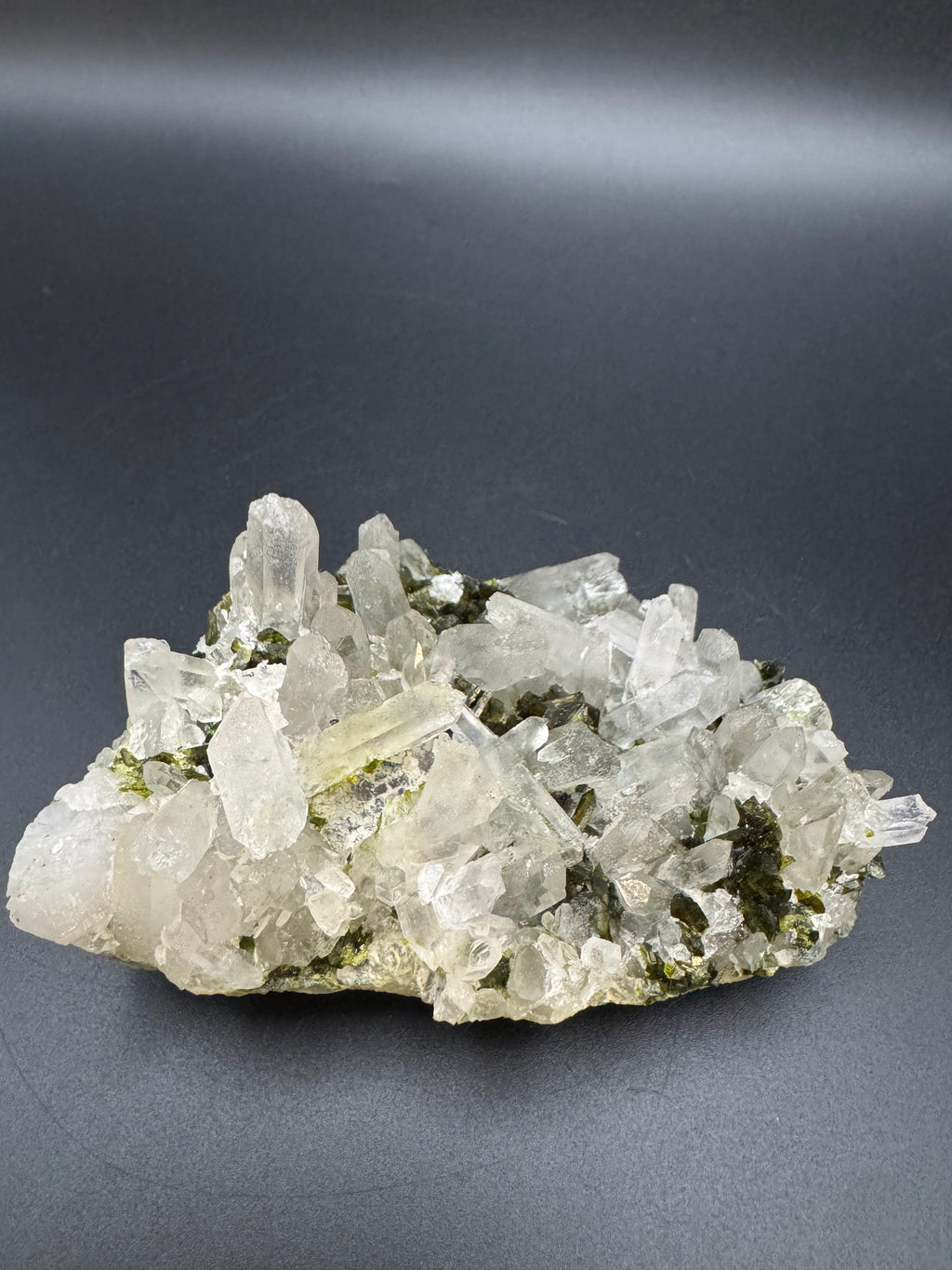 Raw Epidote & Quartz Specimen