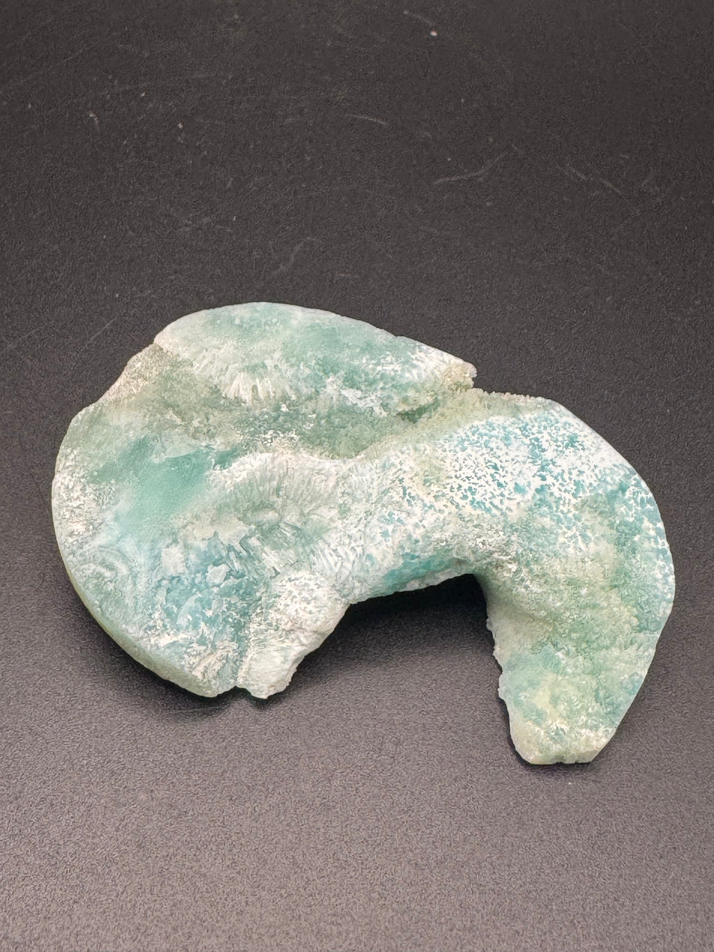 Druzy Caribbean Calcite Palm Stone