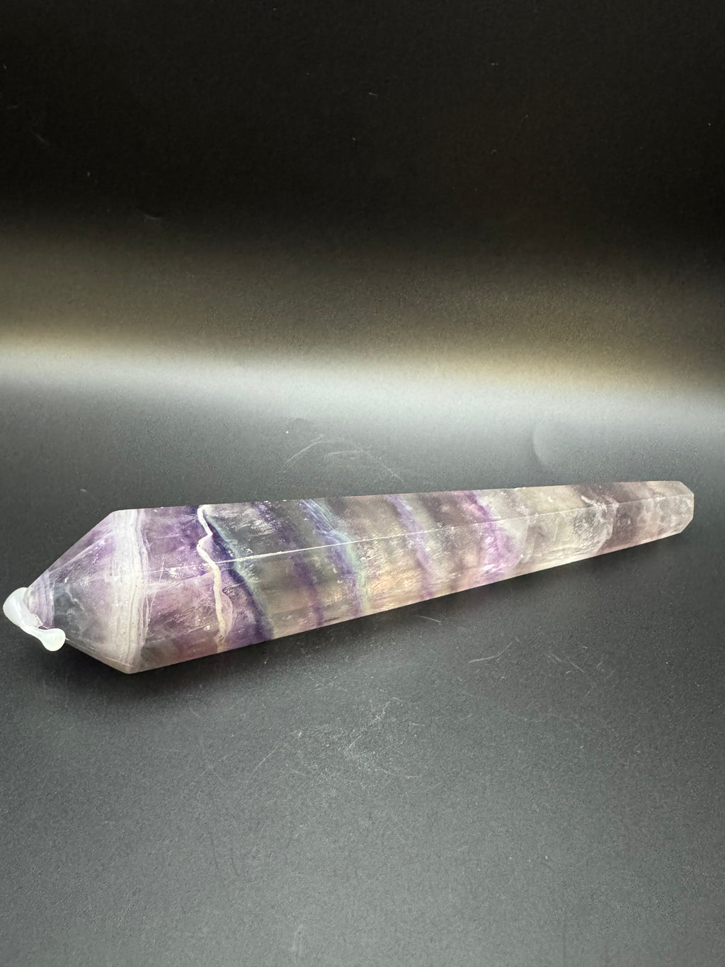 Rainbow Fluorite Crystal Wand
