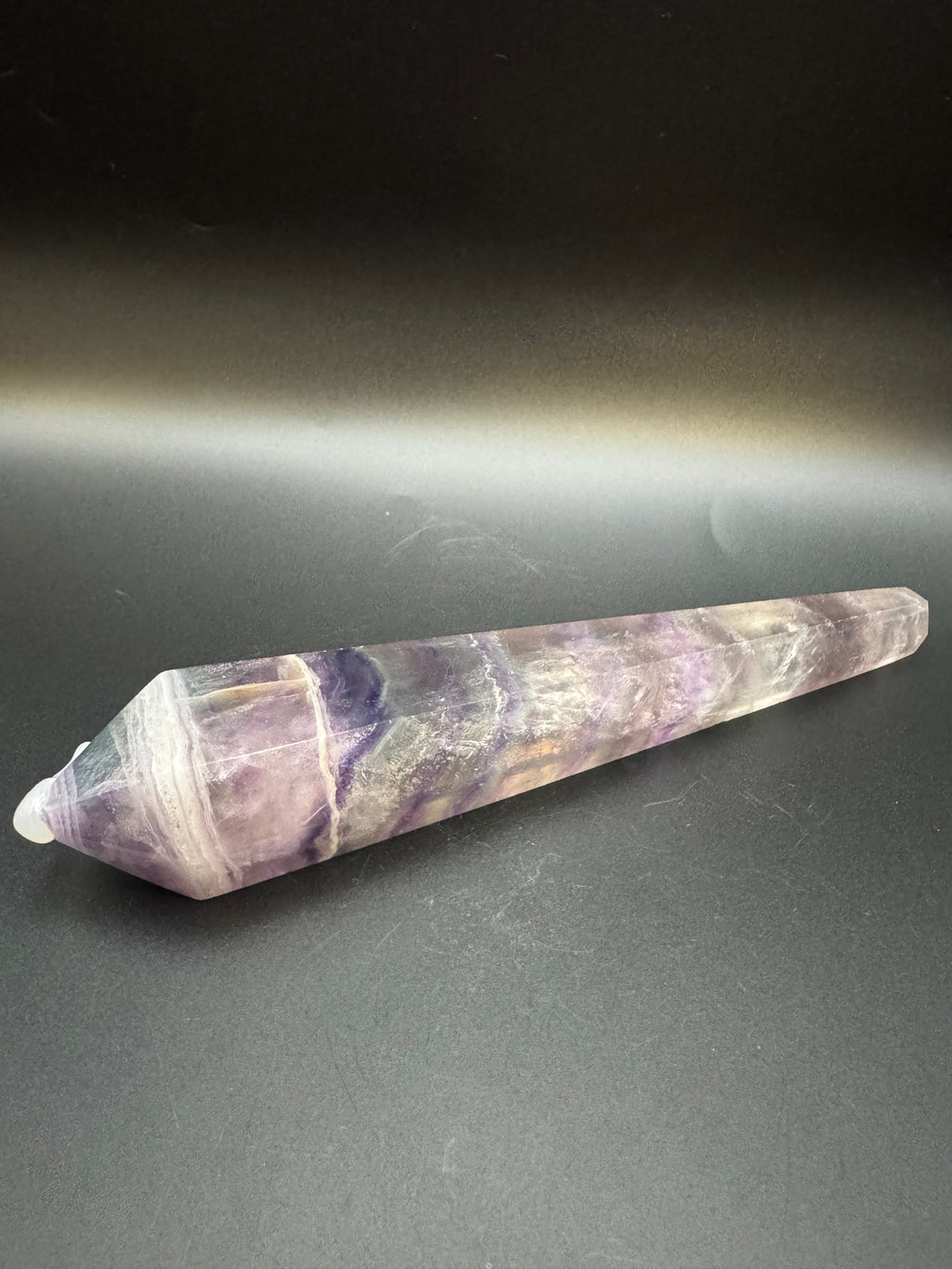 Rainbow Fluorite Crystal Wand
