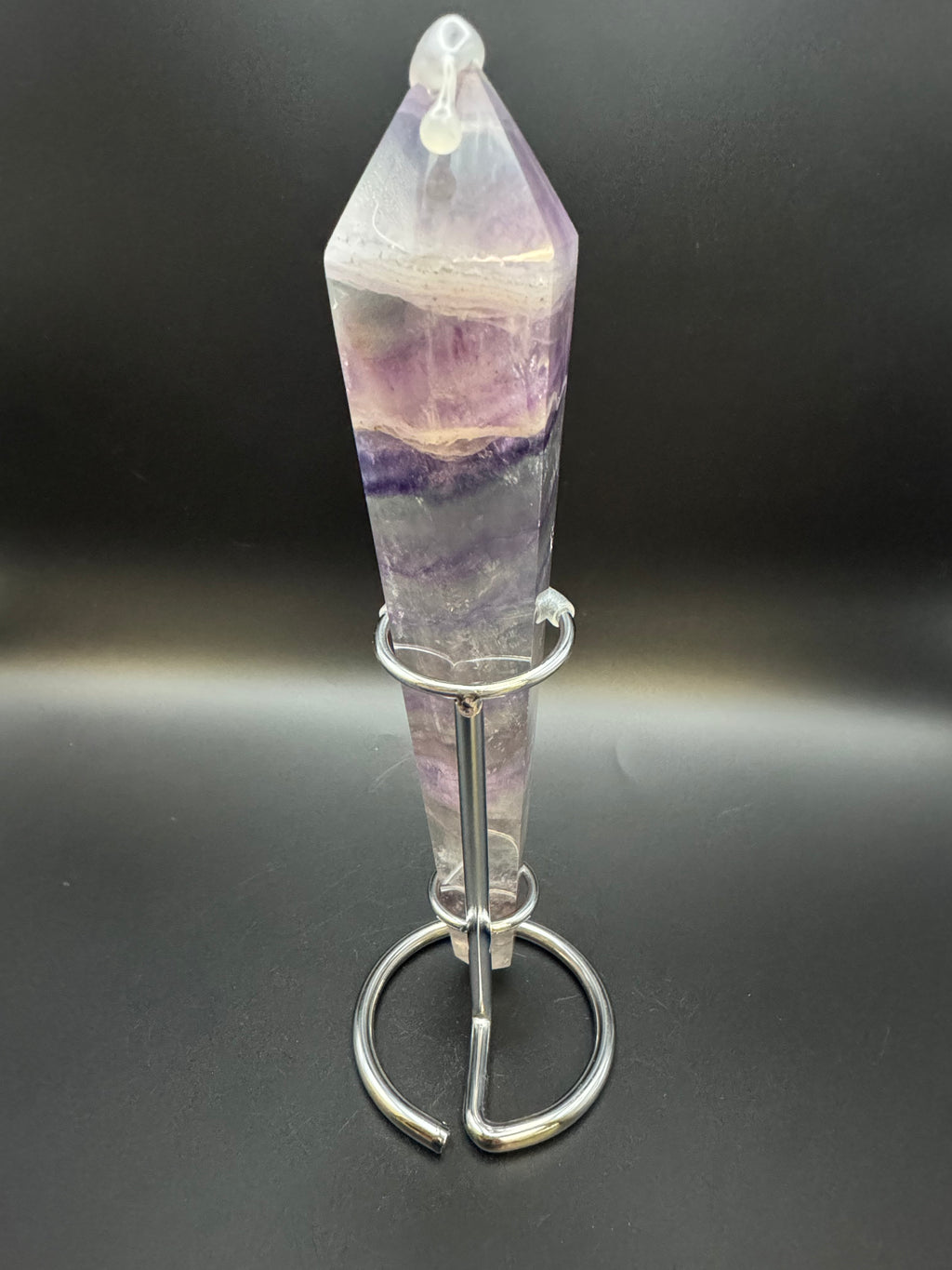Rainbow Fluorite Crystal Wand