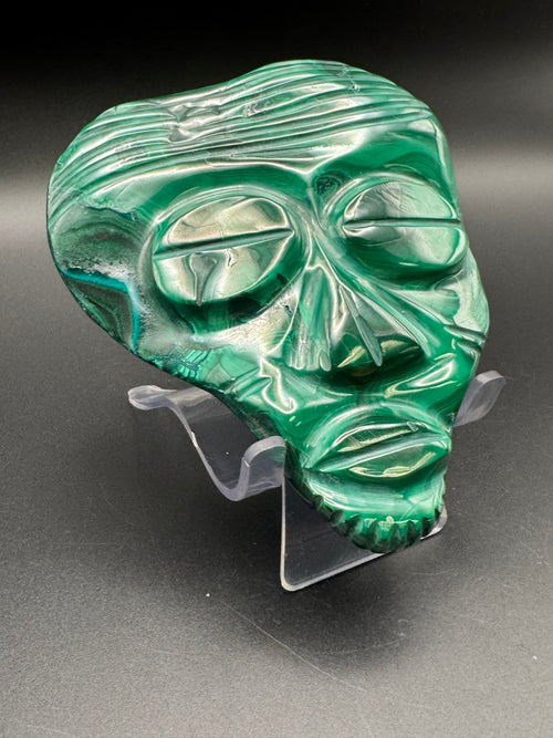 Authentic Malachite Mask Carving