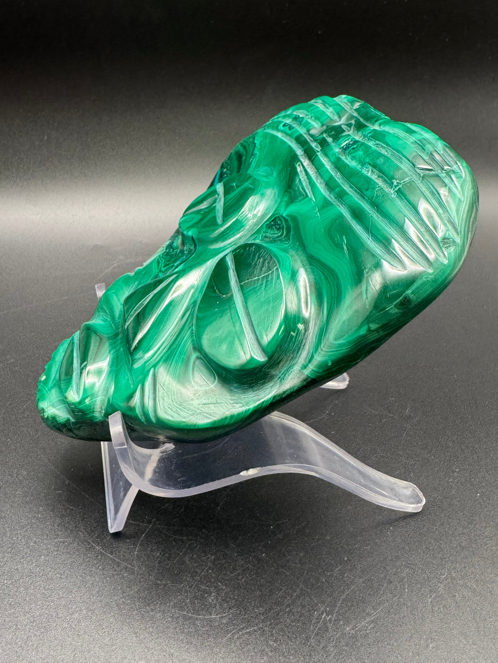 Authentic Malachite Mask Carving