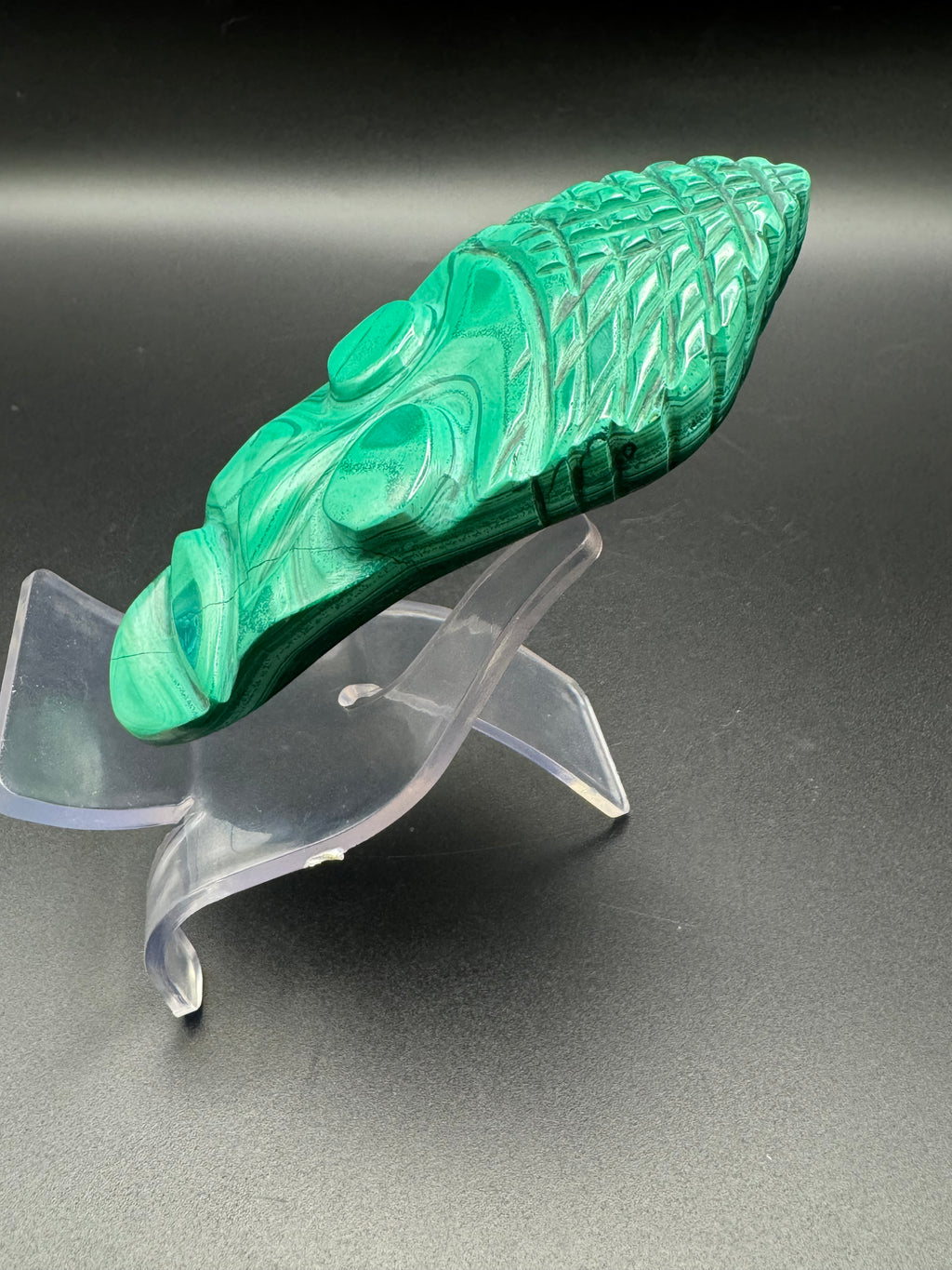 Authentic Malachite Mask Carving