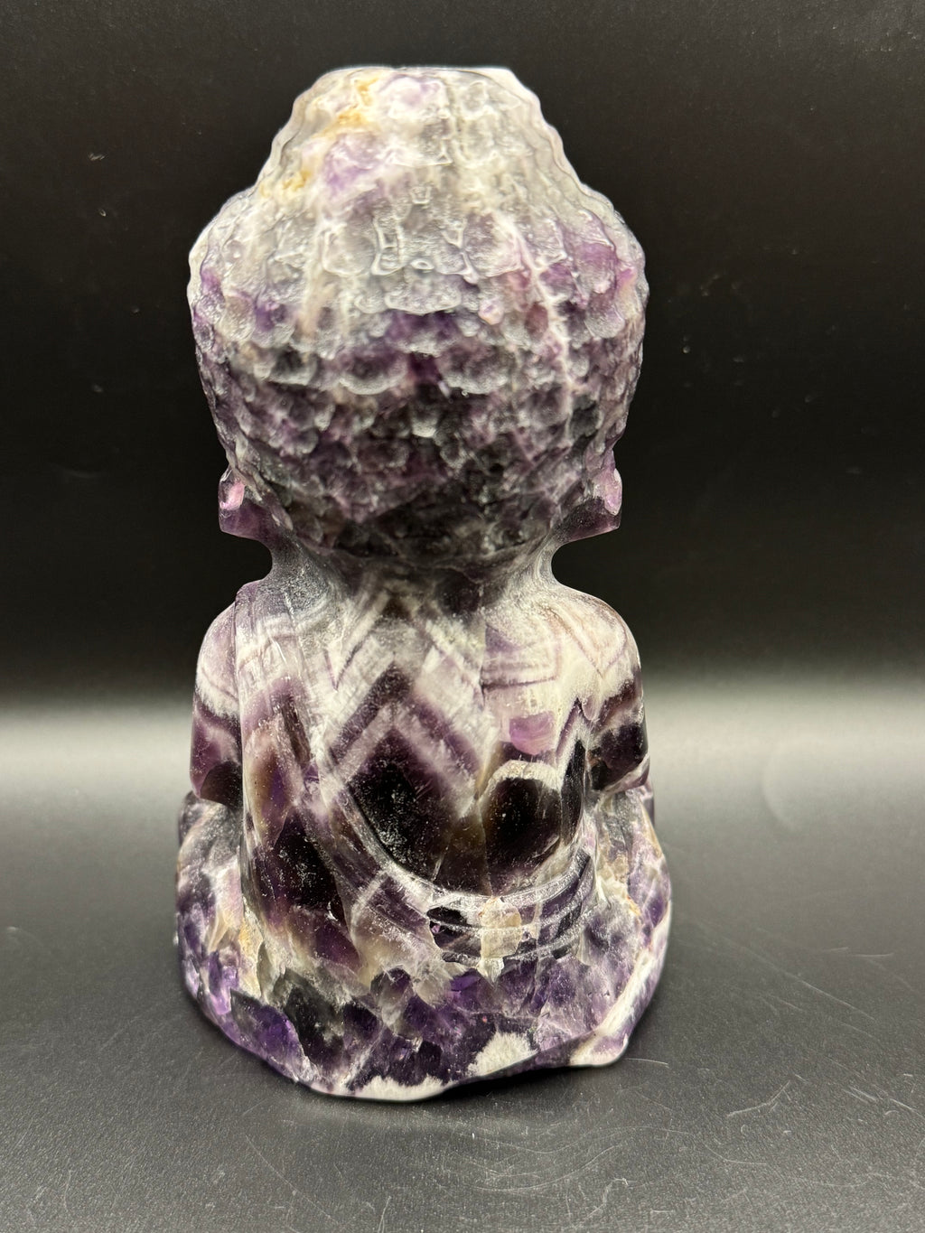 Amethyst Baby Buddha Carving